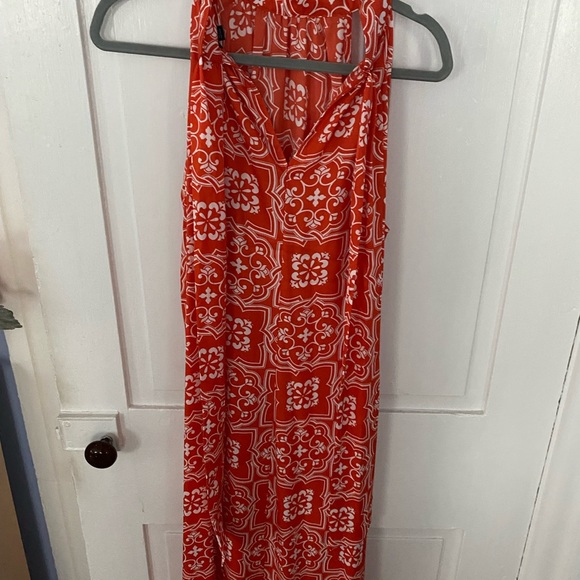 Brand New Ann Taylor Orange Maxi Dress - Picture 4 of 6